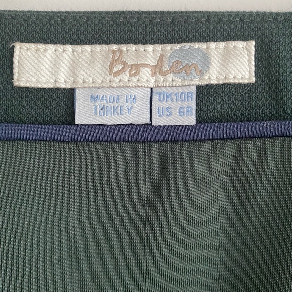 Boden Sixties Mini Skirt in Dark Hunter Green - Picture 4 of 13